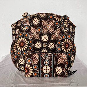 Vera Bradley Glenna bag with matching zip-around wallet